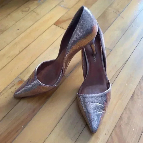 Rebecca  Minkoff shiny heels - Picture 1 of 9